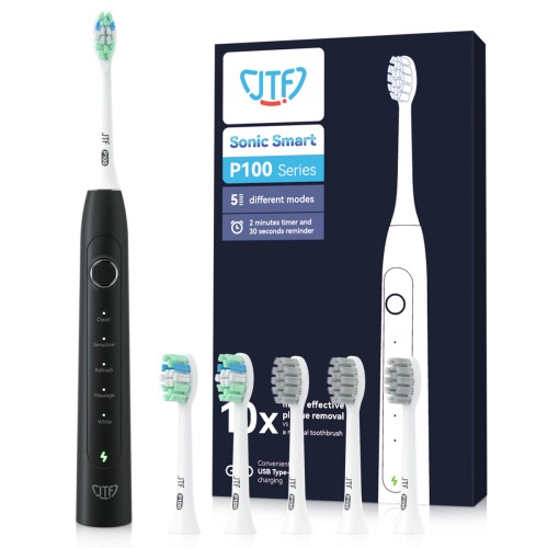 JTF P100 Black Electric Toothbrush