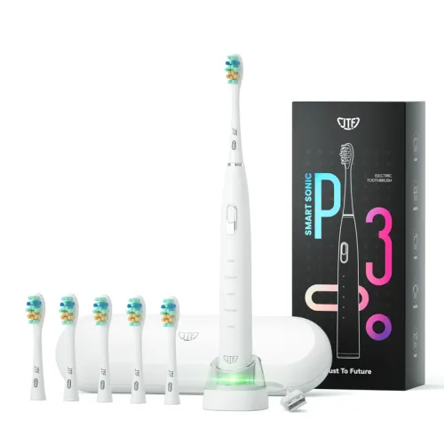 JTF P300 White Electric Toothbrush + pouzdro