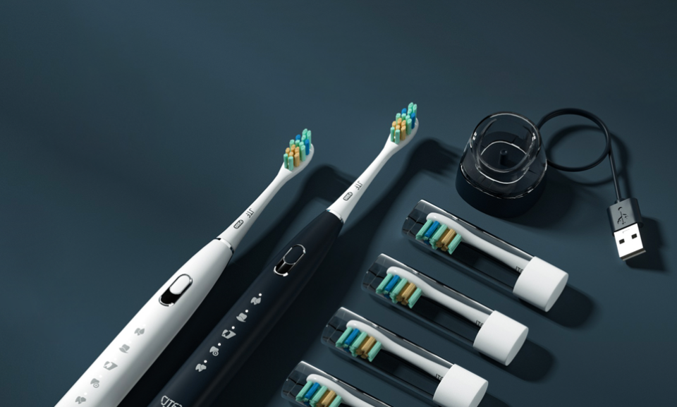 JTF P300 Black Electric Toothbrush + pouzdro