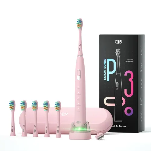 JTF P300 Pink Electric Toothbrush + pouzdro